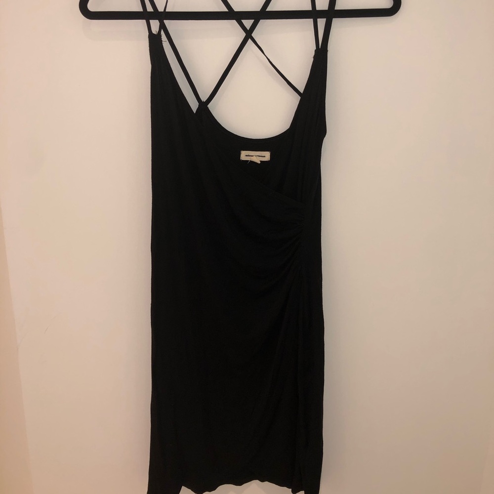 Black mini dress